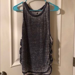 gaiam tank top with side cutouts